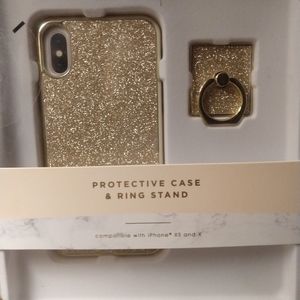 IPhone protective case and ring